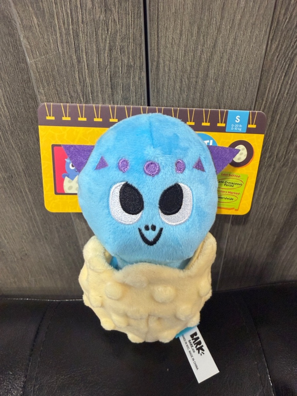 New Barkbox Hattie Hatchling Small Bark Dog Plush Stuffed Crinkle Squeaky Toy